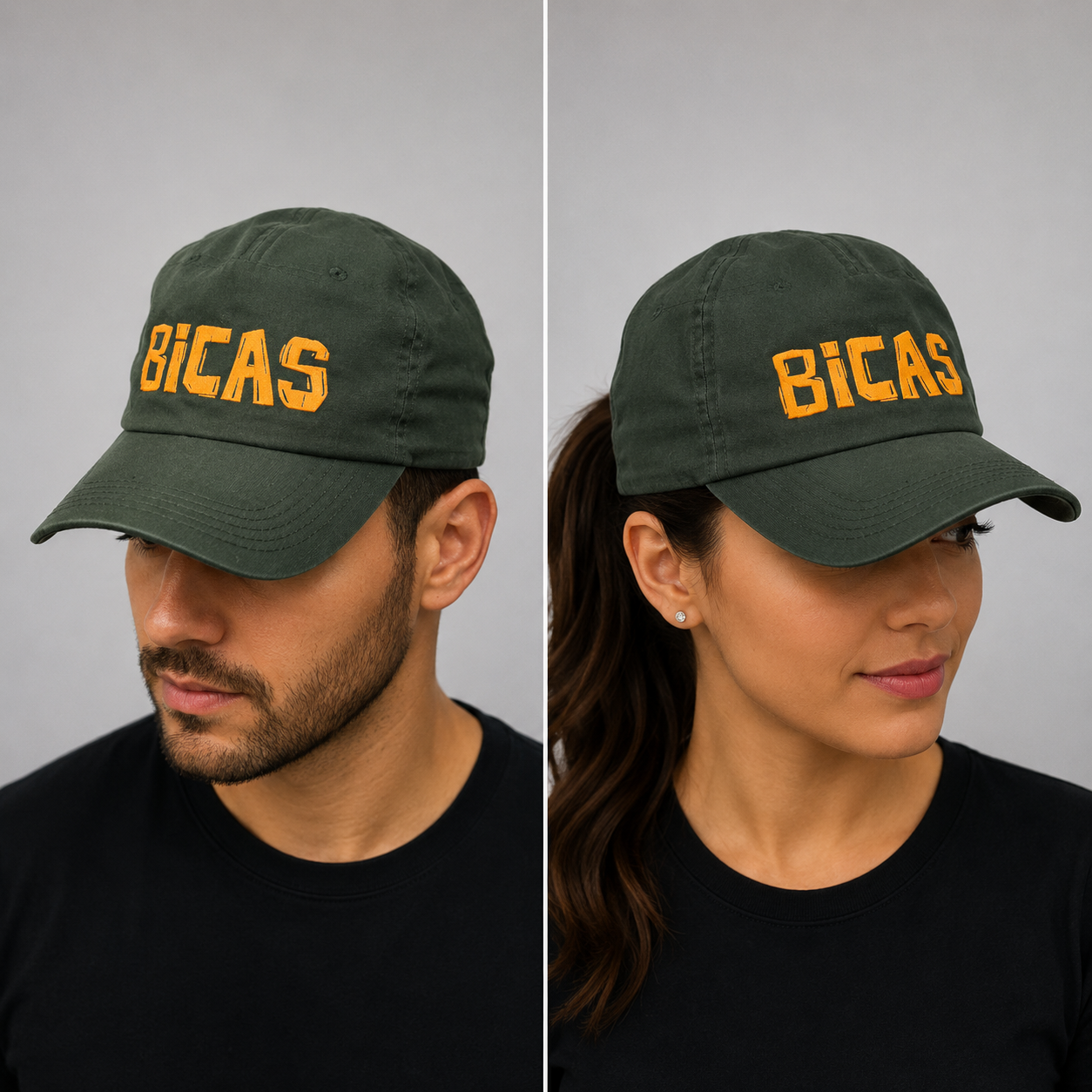 Boné microfibra (tactel), ciclista logo estampa (Pintada / silk)