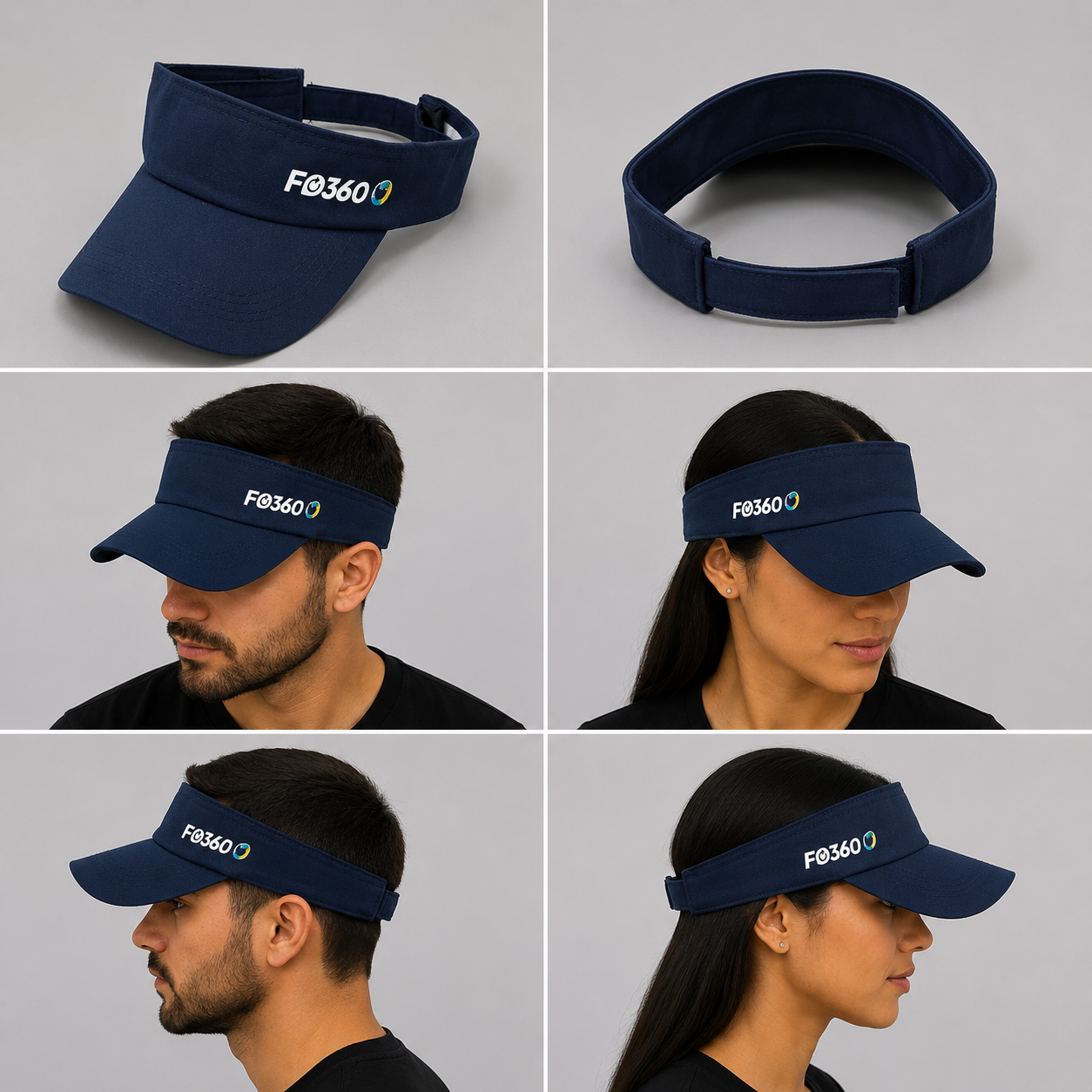 Viseira tecido microfibra (tactel) logo em silk (estampa)